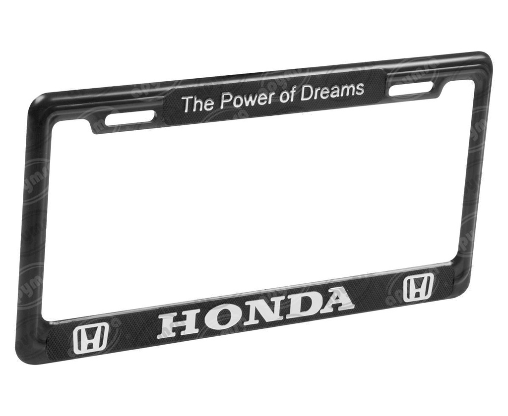 PORTA PLACA AUTOMOTRIZ HONDA ( THE POWER OF DREAMS ) JGO EXTREME A104-E-NT