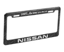 PORTA PLACA AUTOMOTRIZ NISSAN ( SHIFT THE WAY YOU MOVE ) JGO EXTREME A084-E-NT