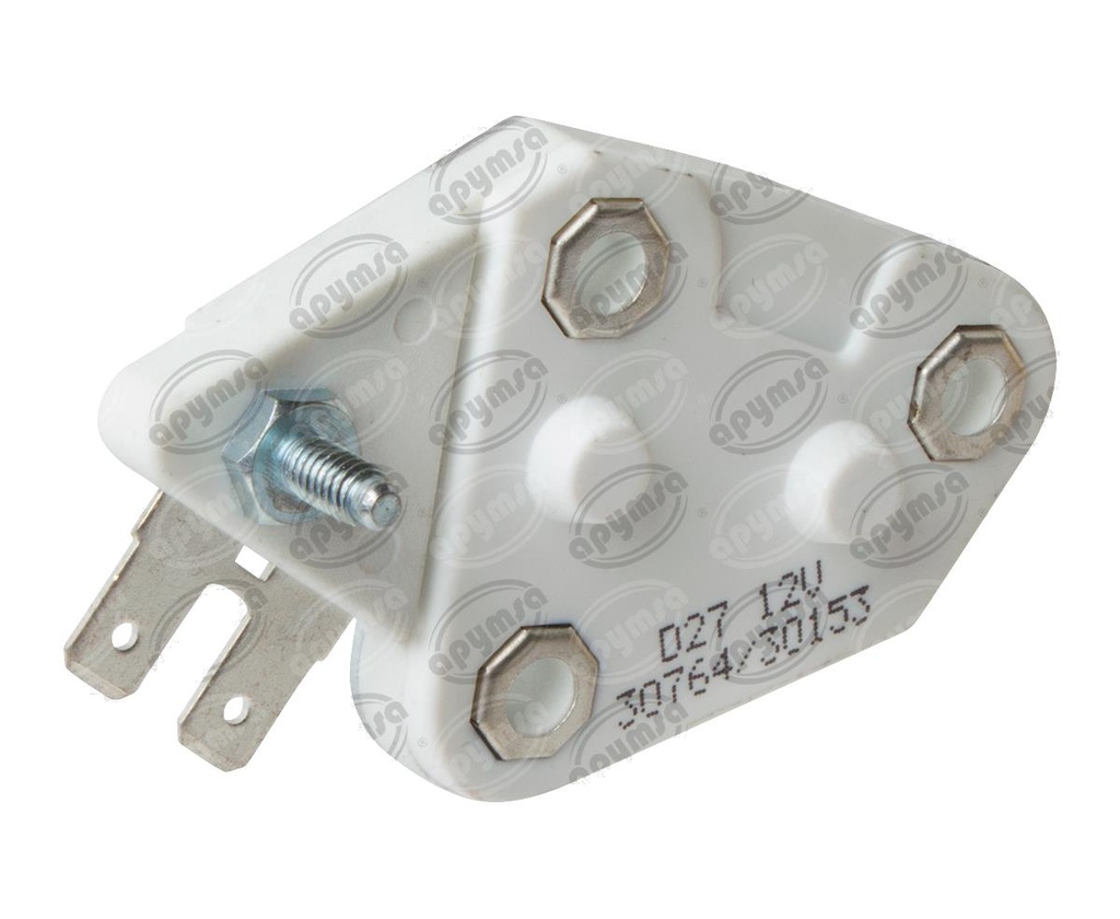 REGULADOR ALTERNADOR DELCO 10SI, 20SI, 27SI, 29SI, 30SI, 40SI, IR/EF 12V CON BORNE REWARD 35-105