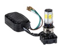 BOMBILLA LED COB MOTOCICLETA   H4 H/L, DESTELLO, VENTILADOR, DC8-80V IMPORTADO M6-X