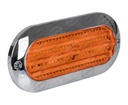 PLAFON LEDS  AMBAR TRASERO  12-24V OVALADO GEL STAR 1780015