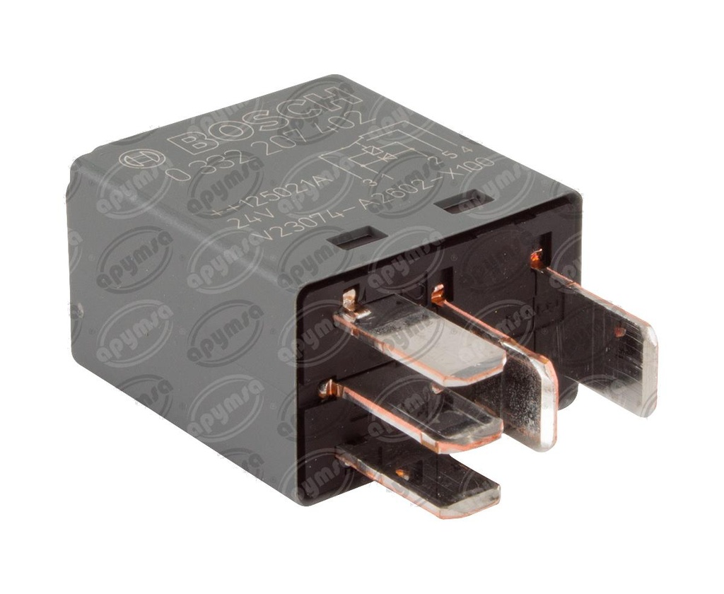 RELAY UNIVERSAL 24V 5TERMINALES MINI BOSCH 0 332 207 402 