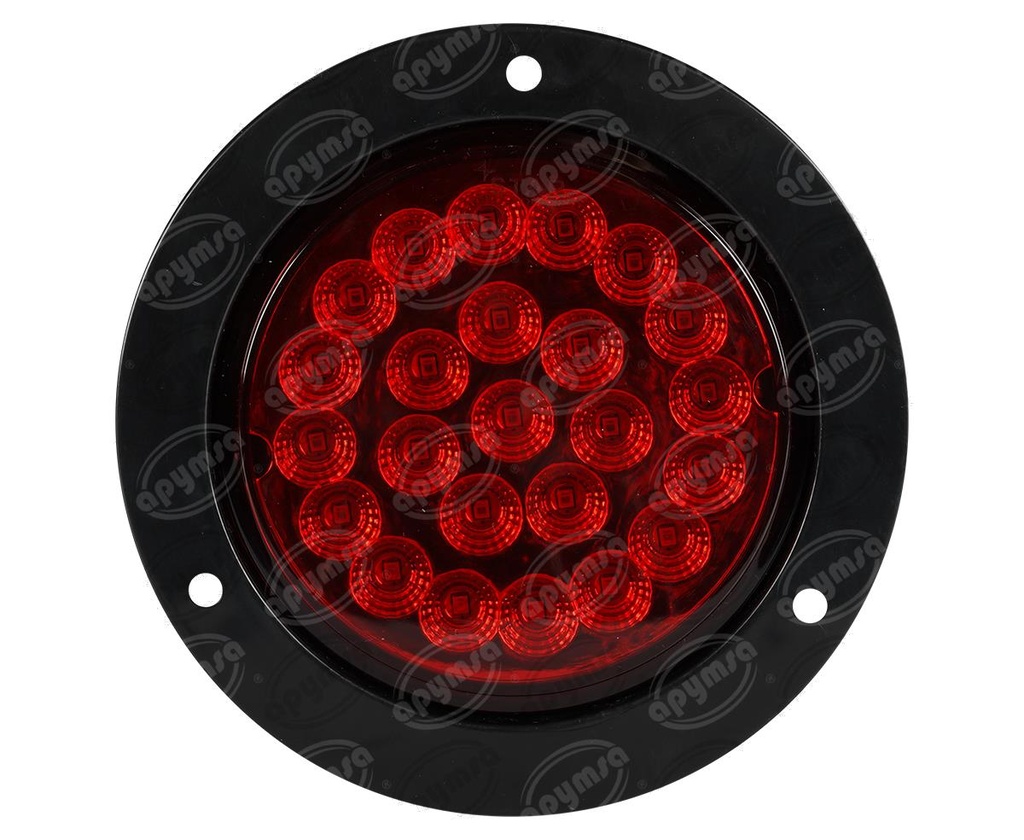 PLAFON LEDS ROJO TRASERO 12-24V CON CONECTOR STAR 1780028