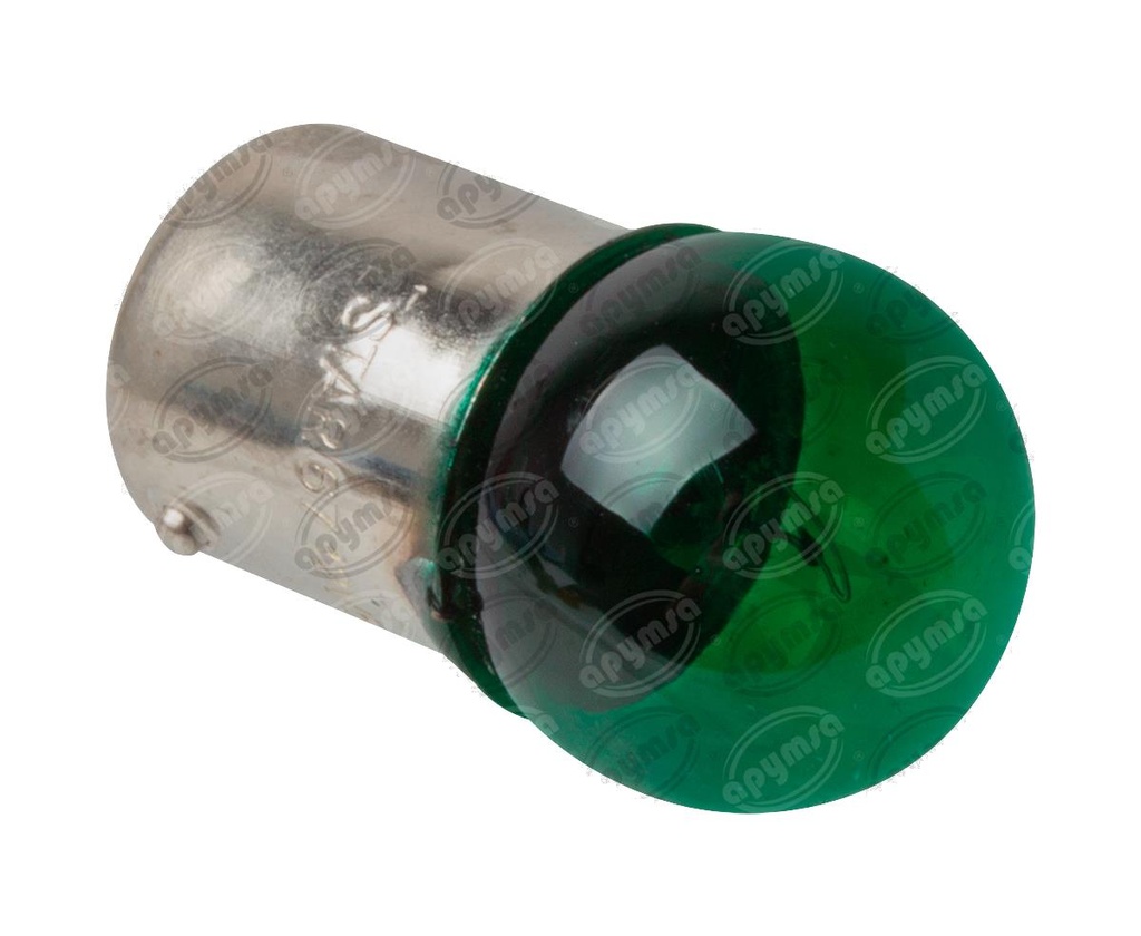 BOMBILLA INCANDESCENTE 67 VERDE 12V 5W 1 POLOS 1PZ VW STAR 67