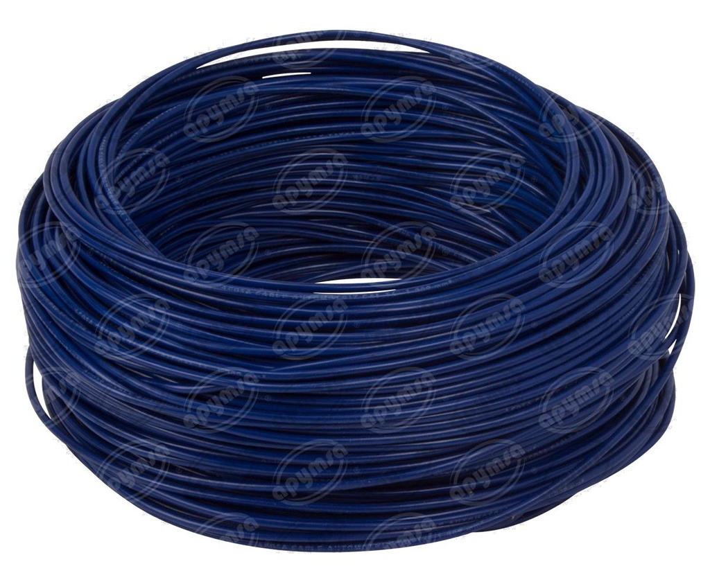 CABLE INSTALACION AZUL # 16 100M PLASTICO ROLLO 16-100