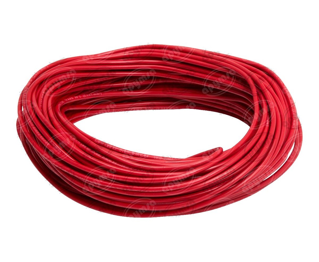 CABLE INSTALACION ROJO # 12 30M PLASTICO ROLLO 12-30