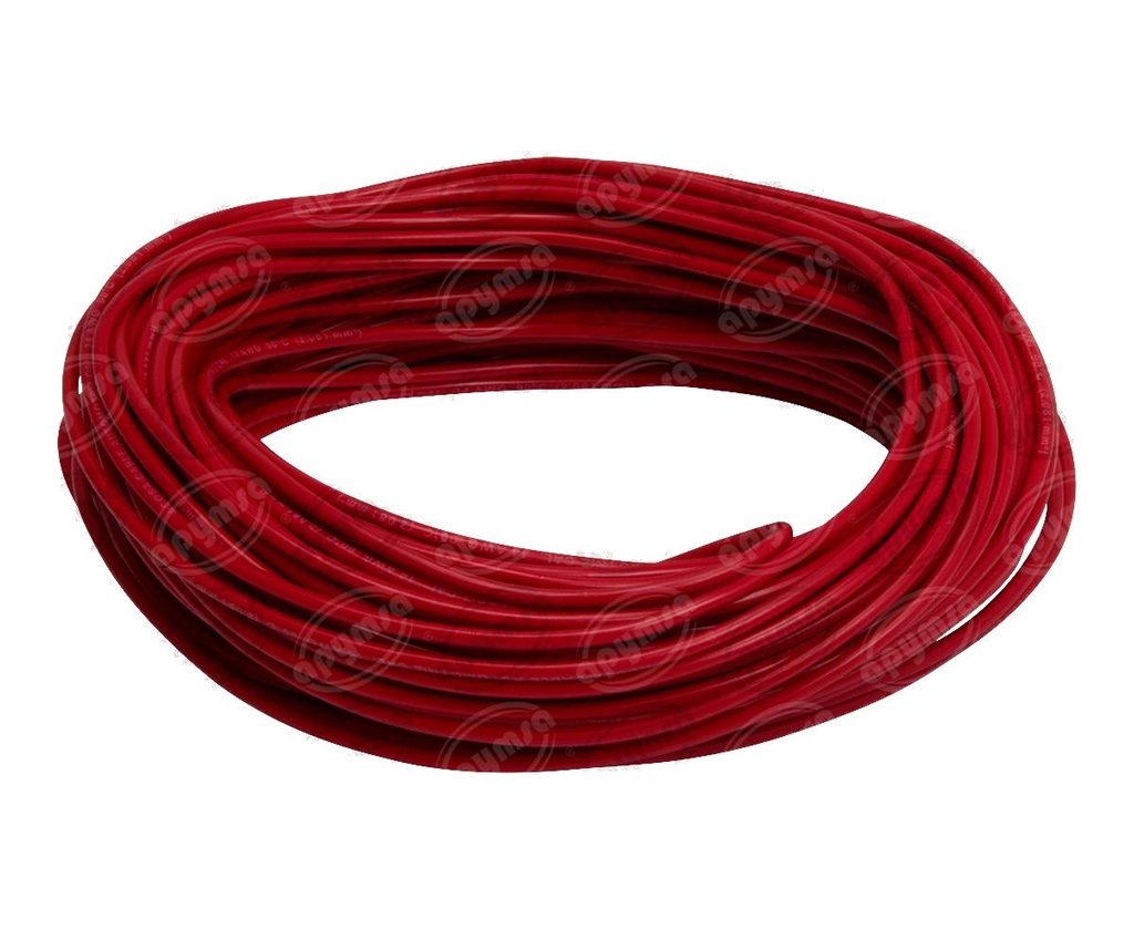 CABLE INSTALACION ROJO # 14 30M PLASTICO ROLLO 14-30