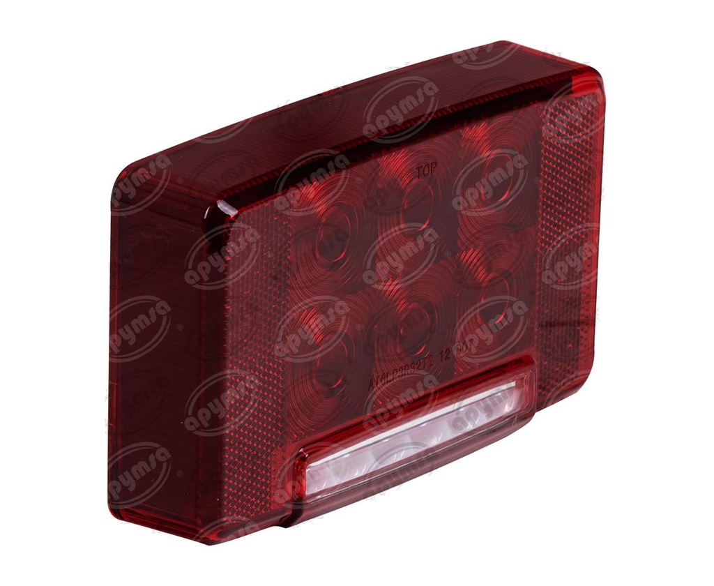 CALAVERA AUTOMOTRIZ DERECHO E IZQUIERDO ROJO 12V PROSTAR - LINEA CONVENCIONAL, SERIE 7000 LED BRËSSER LKW 04CIN12B048 