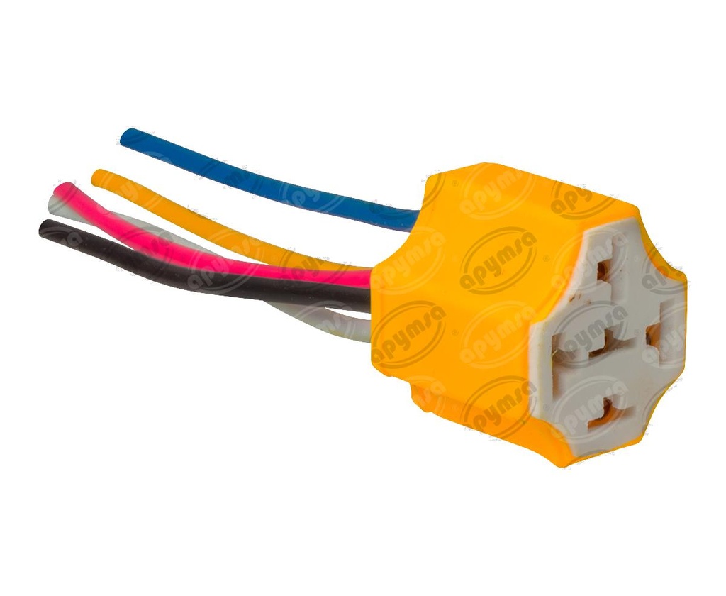 CLAVIJA PARA RELAY  UNIVERSAL 4-5TERMINALES CERAMICA IMPORTADO S-654