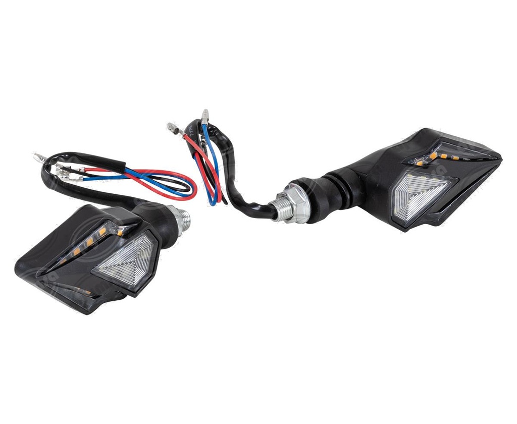 DIRECCIONAL LED MOTOCICLETA BLANCO 12V (JGO2PZA)