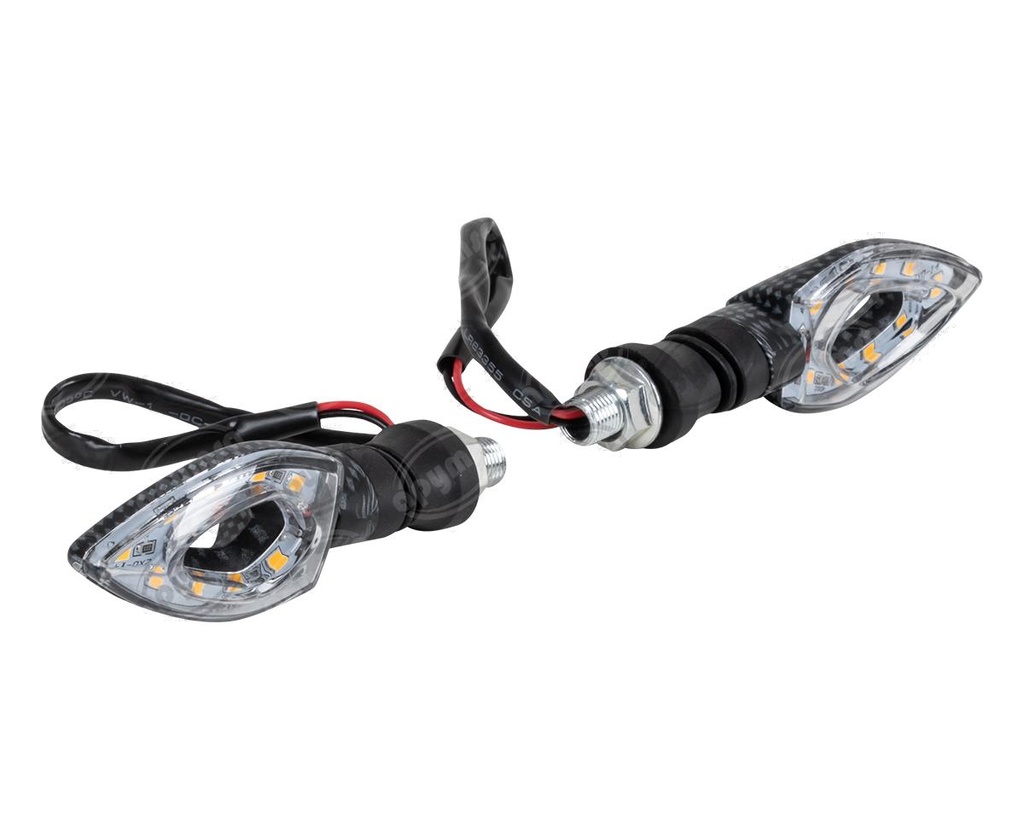 DIRECCIONAL LED MOTOCICLETA MONOCROMATICO 12V (JUEGO 2 PZ