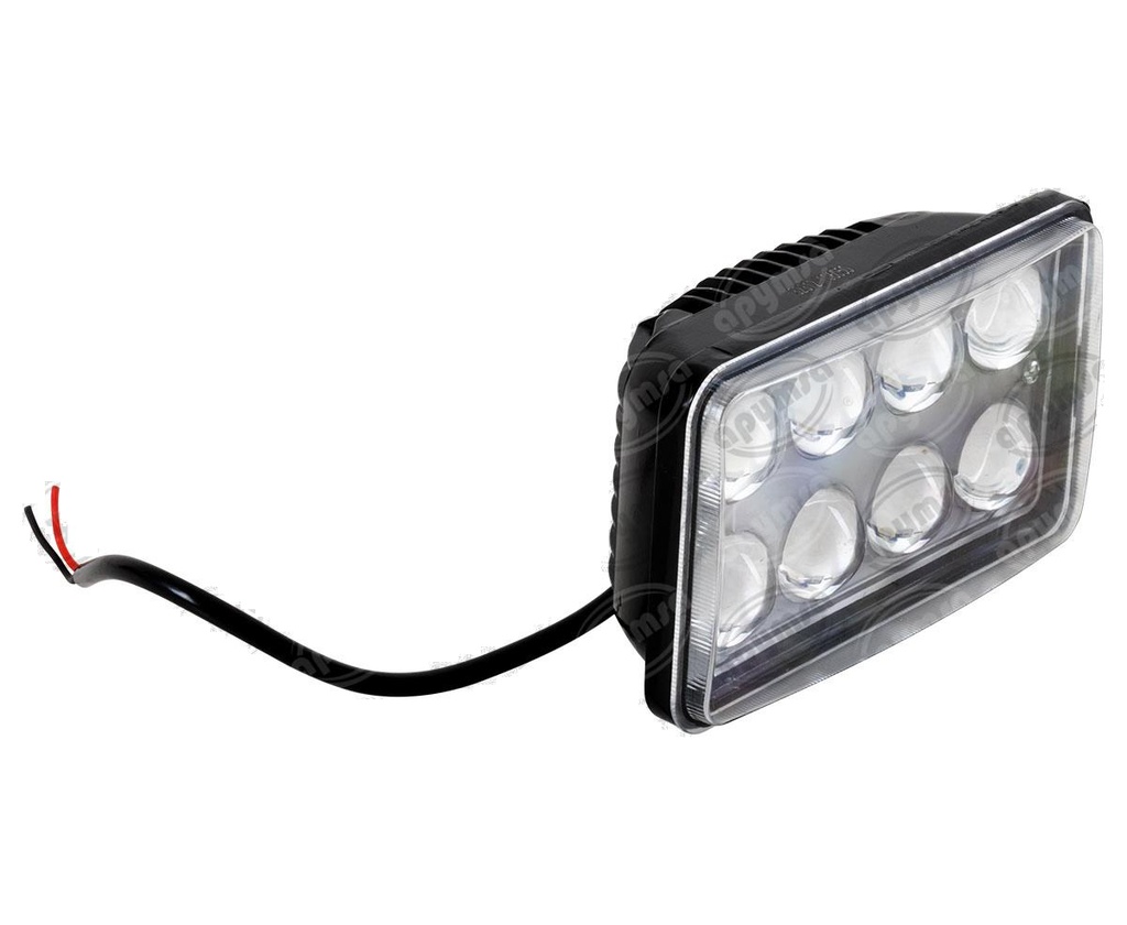 FARO AUXILIAR RECTANGULAR DE 8 LEDS 10-30V