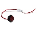 LUZ POSICION MICA ROJA ROJO 12V 3/4" PLANO TRAKTOLAMP 8061