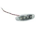 LUZ POSICION MICA TRANSPARENTE ROJO 12V 4 LEDS AYCO ZAFIRO TECNOLAMP 785