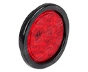 PLAFON LEDS ROJO TRASERO MICA ROJA 4" 10 LEDS 12V - 24V SELLADO UNIVERSAL TRAKTOLAMP 8000