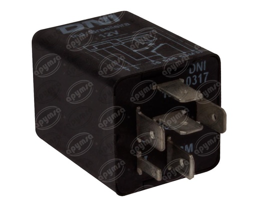 [GT3362300] RELAY LIMPIAPARABRISAS 6TERMINALES 19 VW PEUGEOT SAAB CON INTERVALOS DNI RY-203