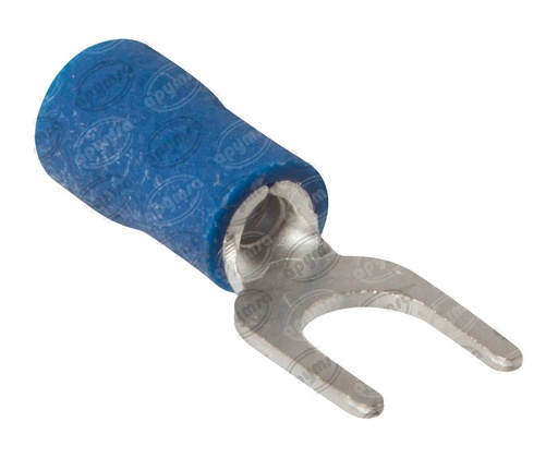 [GT4112500] TERMINAL INSTALACION HORQUILLA ZINC AZUL 3/16" IMPORTADO H-3/16