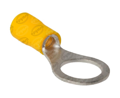 [GT4126000] TERMINAL INSTALACION REDONDA AMARILLO 3/8" IMPORTADO R-3/8