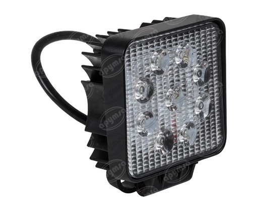 [GT1799953] FARO AUXILIAR 9V - 32V 27W 9 LEDS CUADRADO STAR 9LEDS 27W 