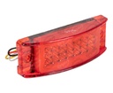 PLAFON LEDS  ROJO POSICION LATERAL  12-24V 21 LEDS GEL STAR 1780013