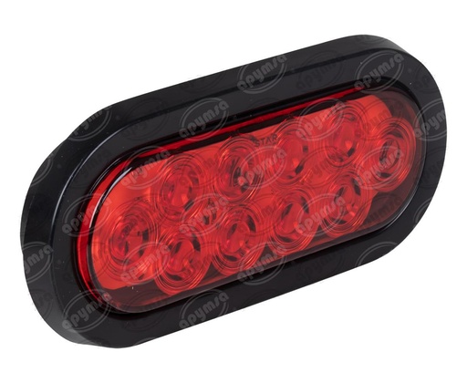 [GT1780017] PLAFON LEDS ROJO TRASERO 12-24V OVALADO CON CONECTOR STAR 1780017