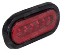 PLAFON LEDS ROJO TRASERO 12-24V OVALADO CON CONECTOR STAR 1780019