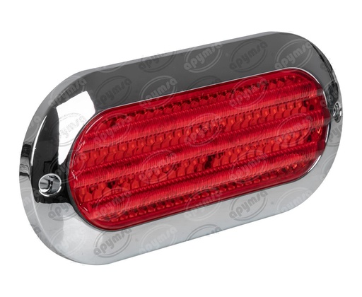 [GT1780021] PLAFON LEDS ROJO TRASERO 12-24V OVALADO ATORNILLABLE STAR 1780021