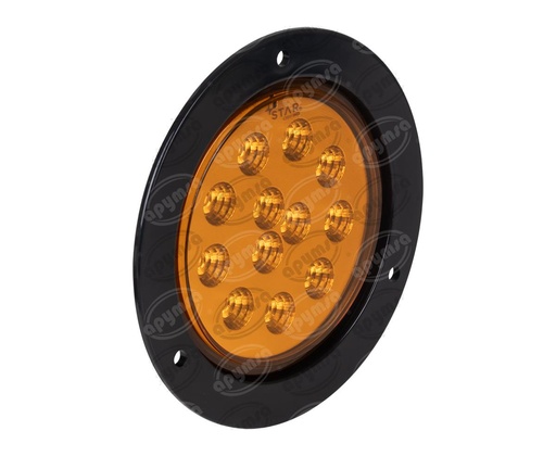 [GT1780025] PLAFON LEDS AMBAR TRASERO 12-24V ATORNILLABLE 4" STAR 1780025