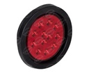 PLAFON LEDS ROJO TRASERO 12-24V CON CONECTOR 4" STAR 1780029