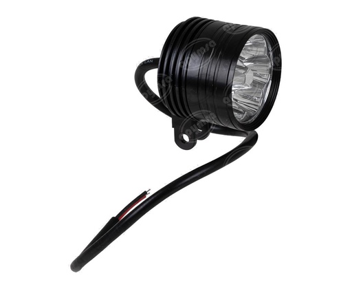 [GT5919526] FARO AUXILIAR LED MOTOCICLETA 6 LEDS, LUZ NORMAL Y DESTELLO, 8V-80V IMPORTADO L6-CTY-FGB