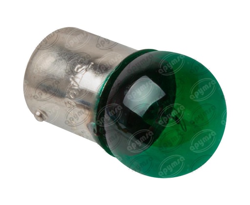 [GT2020500] BOMBILLA INCANDESCENTE 67 VERDE 12V 5W 1 POLOS 1PZ VW STAR 67