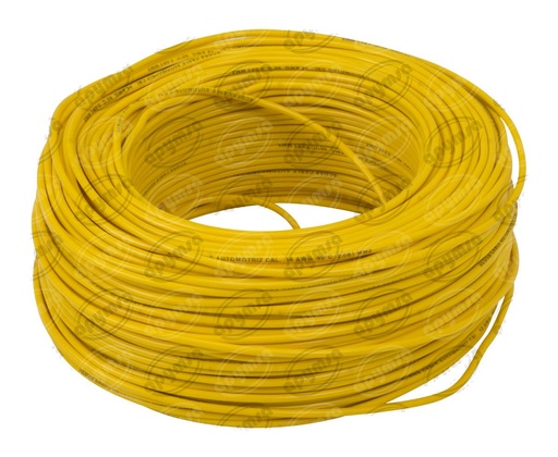 [GT0916011] CABLE INSTALACION AMARILLO # 14 100M PLASTICO ROLLO 14-100