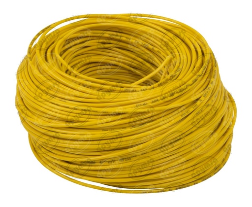 [GT0918011] CABLE INSTALACION AMARILLO # 16 100M PLASTICO ROLLO 16-100