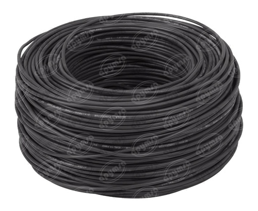 [GT0918006] CABLE INSTALACION GRIS # 16 PLASTICO ROLLO 100 MTS