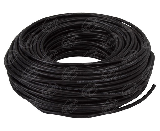 [GT0911005] CABLE INSTALACION NEGRO # 8 50M PLASTICO ROLLO 8-50