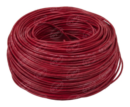 [GT0918001] CABLE INSTALACION ROJO # 16 100M PLASTICO ROLLO 16-100