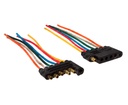 CONECTOR HULE 6TERMINALES EN LINEA UNIVERSAL