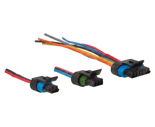 [GT1455800] CONECTOR MODULO DE ENCENDIDO 6-3-2 HEMBRATERMINALES DIS CHEVROLET SERIE 60 DDEC 2 (JUEGO 3 PIEZAS) NACIONAL 1455800