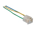 CONECTOR TIPO SOQUET H4 / 9003 3TERMINALES BOMBILLA H4 UNIDAD NACIONAL S-526