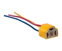 CONECTOR TIPO SOQUET H4 / 9003 3TERMINALES UNIDAD CERAMICA H4 IMPORTADO S-526