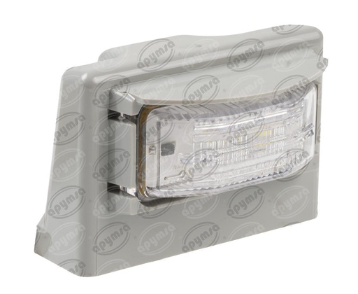 [GT2692002] LUZ CORTESIA LED PLACA SOPORTE GRIS